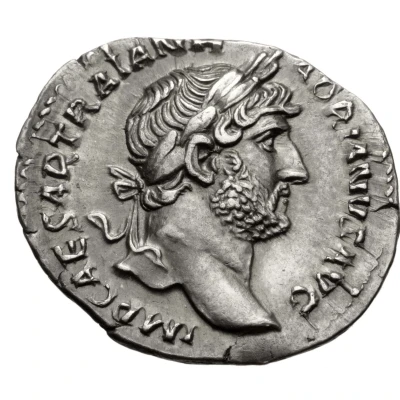 Denarius - Hadrian P M TR P COS III; Spes front