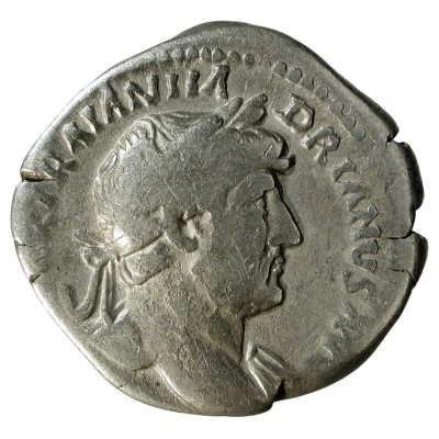 Denarius - Hadrian P M TR P COS III; Spes front