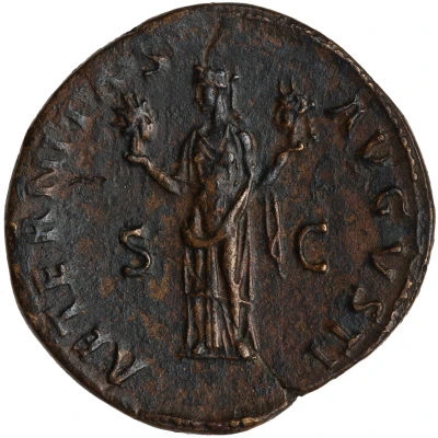Denarius - Hadrian P M TR P COS III; Victory back