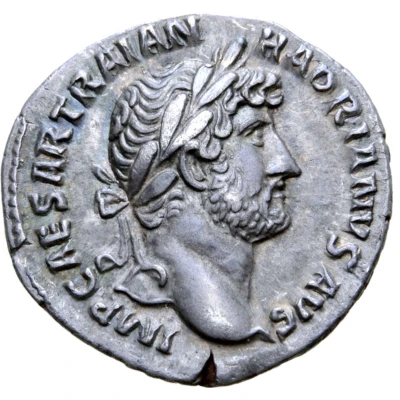 Denarius - Hadrian P M TR P COS III front