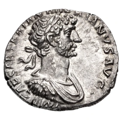 Denarius - Hadrian P M TR POTES COS III; Fortuna front