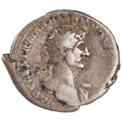 Denarius - Hadrian PARTH F DIVI NER NEP P M TR P COS CONCORD; Concordia and Spes front