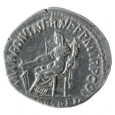 Denarius - Hadrian PARTH F DIVI NER NEP P M TR P COS FORT RED; Fortuna back