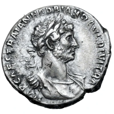 Denarius - Hadrian PARTH F DIVI NER NEP P M TR P COS FORT RED; Fortuna front