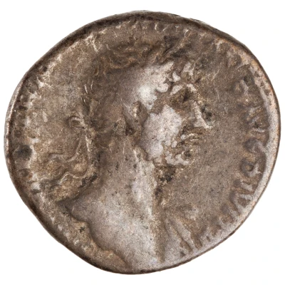 Denarius - Hadrian PARTH F DIVI NER NEP P M TR P COS IVSTITIA; Justitia front