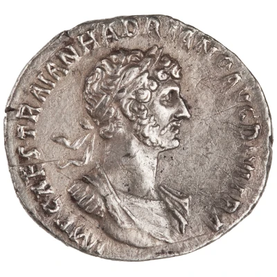 Denarius - Hadrian PARTH F DIVI NER NEP P M TR P COS PIETAS; Pietas front