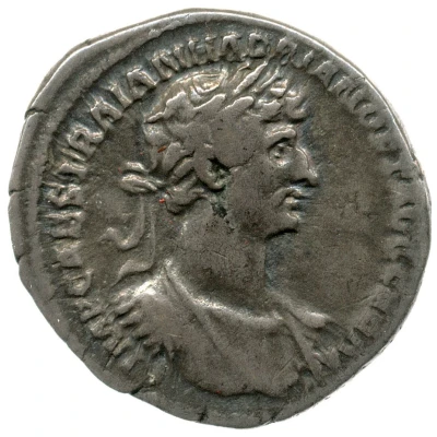Denarius - Hadrian PARTHIC DIVI TRAIAN AVG F P M TR P COS P P PIETAS; Pietas front