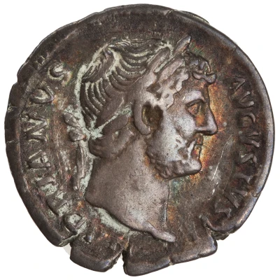 Denarius - Hadrian PATIENTI AVGVSTI COS III; Patientia front