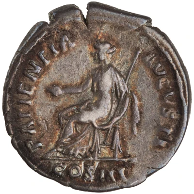 Denarius - Hadrian PATIENTI AVGVSTI COS III; Patientia back