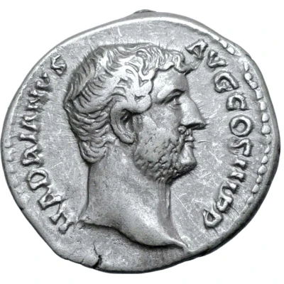 Denarius - Hadrian PIETAS AVG; Pietas front