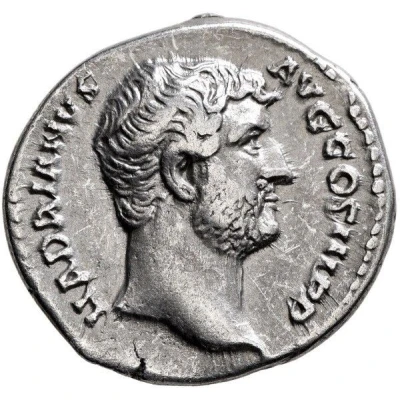 Denarius - Hadrian PIETAS AVG; Pietas front
