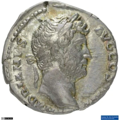Denarius - Hadrian PROVIDENTIA AVG; Providentia front