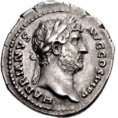 Denarius - Hadrian RESTITVTORI AFRICAE; Africa front