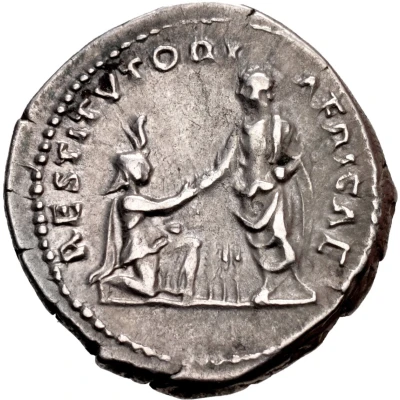 Denarius - Hadrian RESTITVTORI AFRICAE; Africa back