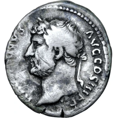 Denarius - Hadrian RESTITVTORI AFRICAE; Africa front