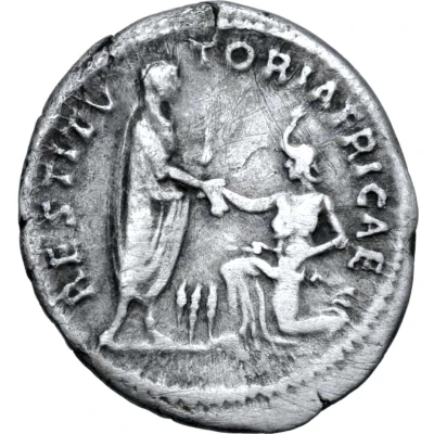 Denarius - Hadrian RESTITVTORI AFRICAE; Africa back