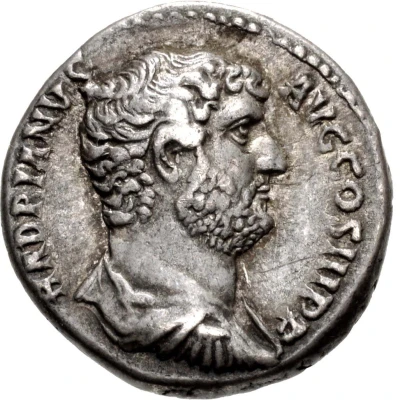 Denarius - Hadrian RESTITVTORI GALLIAE; Gallia front