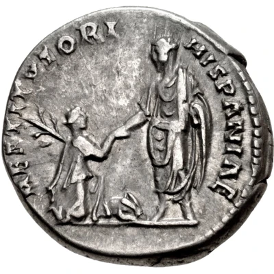 Denarius - Hadrian RESTITVTORI HISPANIAE; Hispania back