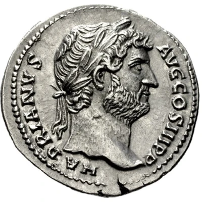 Denarius - Hadrian RESTITVTORI HISPANIAE; Hispania front