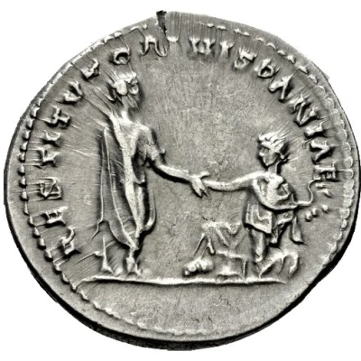 Denarius - Hadrian RESTITVTORI HISPANIAE; Hispania back
