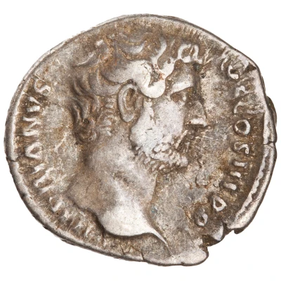 Denarius - Hadrian ROMA AETERNAE; Roma front