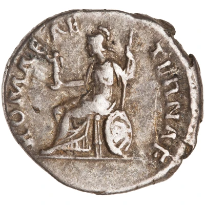 Denarius - Hadrian ROMA AETERNAE; Roma back