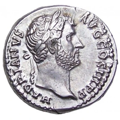Denarius - Hadrian ROMVLO CONDITORI; Romulus front
