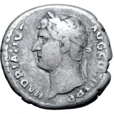 Denarius - Hadrian ROMVLO CONDITORI; Romulus front