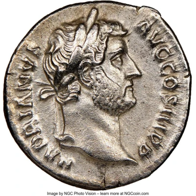 Denarius - Hadrian SALVS AVG; Salus front