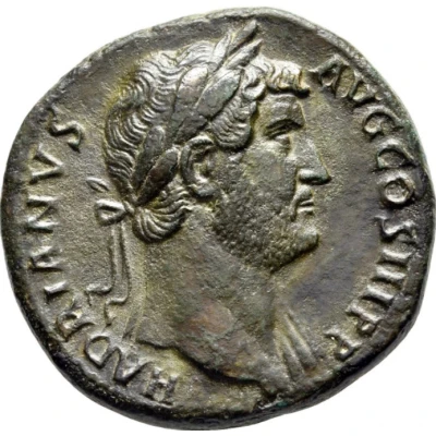 Denarius - Hadrian SALVS AVG; Salus front