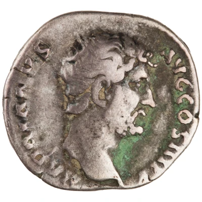 Denarius - Hadrian SPES P R; Spes front