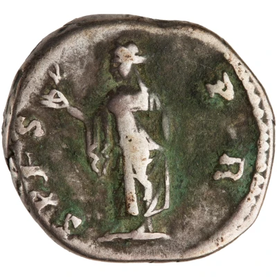 Denarius - Hadrian SPES P R; Spes back