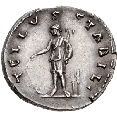 Denarius - Hadrian TELLVS STABIL; Tellus back