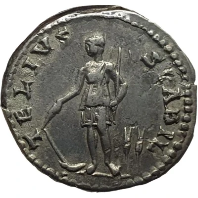 Denarius - Hadrian TELLVS STABIL; Tellus back