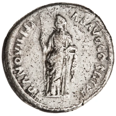 Denarius - Hadrian TRANQVILLITAS AVG COS III P P; Tranquillitas back