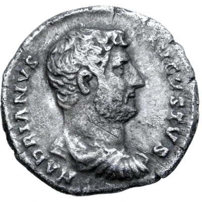 Denarius - Hadrian TRANQVILLITAS AVG COS III P P; Tranquillitas front