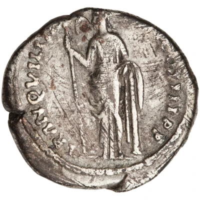 Denarius - Hadrian TRANQVILLITAS AVG P P COS III; Tranquillitas back