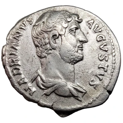 Denarius - Hadrian TRANQVILLITAS AVG P P COS III; Tranquillitas front