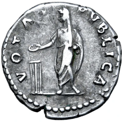 Denarius - Hadrian VOTA PVBLICA back