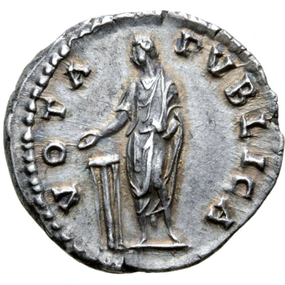 Denarius - Hadrian VOTA PVBLICA back