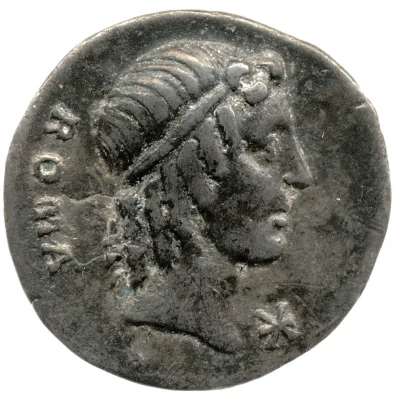 Denarius IMP CAES TRAIAN AVG GER DAC P P M METELLVS Q F; Apollo front