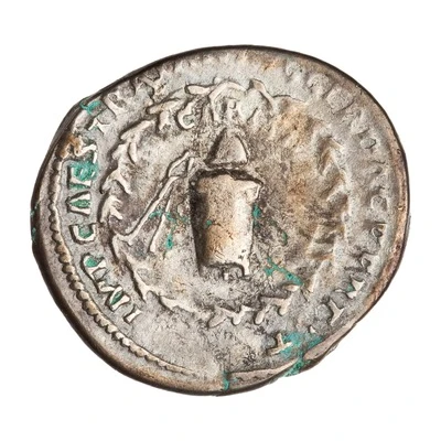 Denarius IMP CAES TRAIAN AVG GER DAC P P REST CARISIVS; Juno Moneta back