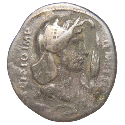 Denarius IMP CAES TRAIAN AVG GER DAC P P REST EPPIVS LEG F C; Africa and Hercules front