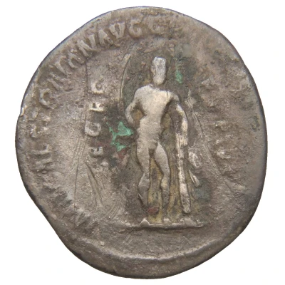 Denarius IMP CAES TRAIAN AVG GER DAC P P REST EPPIVS LEG F C; Africa and Hercules back