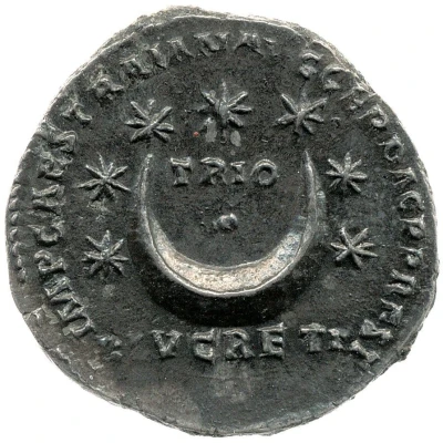 Denarius IMP CAES TRAIAN AVG GER DAC P P REST L LVCRETI TRIO; Sol back