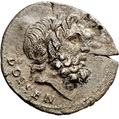 Denarius IMP CAES TRAIAN AVG GER DAC P P REST L RVBRI; Jupiter and Victory front