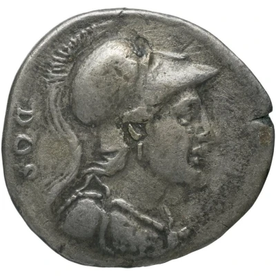 Denarius IMP CAES TRAIAN AVG GER DAC P P REST L RVBRI; Roma and Victory front