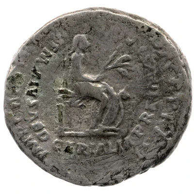 Denarius IMP CAES TRAIAN AVG GER DAC P P REST MEMMIVS AED C E R I A L I A PREMIVS FECIT; Romulus and Ceres back