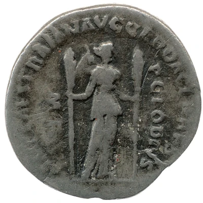 Denarius IMP CAES TRAIAN AVG GER DAC P P REST P CLODIVS M F; Apollo and Diana Lucifera back