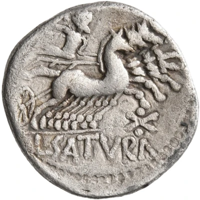 Denarius Imitation of Denarius of Roman Republic 83 BC back